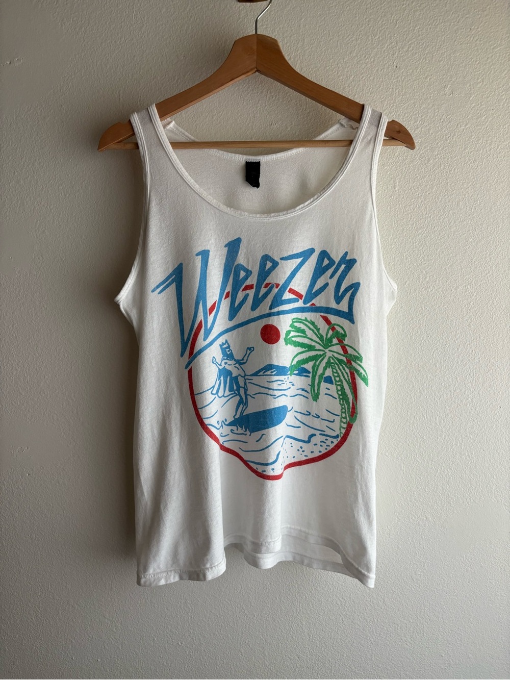 RARE Original Weezer King Of The World Tultex Tank Top - Size XS